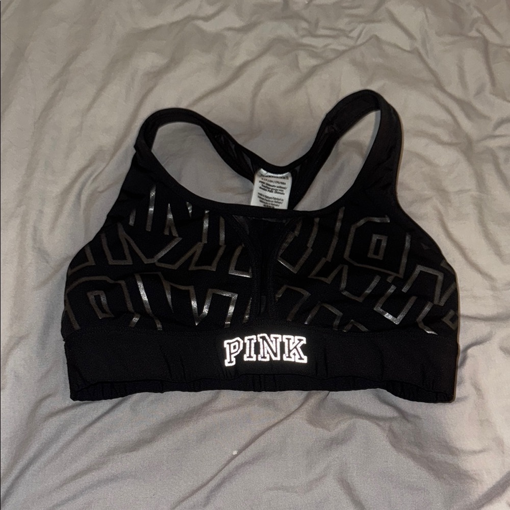 VS PINK Logo Sports Bra